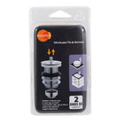 Válvula para Pia de Banheiro com Tampa 1.1/4"x7/8" Cromada Equation