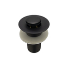 Válvula Pia Lavatório Ralo Click Peq Preto Fosco 7/8 Metal