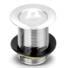 Válvula Pia Tanque Lavanderia Escoamento 1.1/4'' Metal Cromado