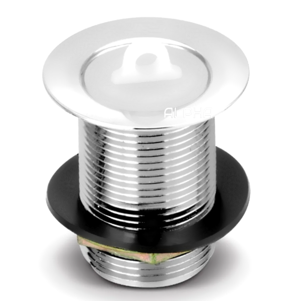 Válvula Pia Tanque Lavanderia Escoamento 1.1/4'' Metal Cromado