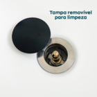 Válvula Preta Click Com Ladrão 1 1/4 Inox Ralo Click Para Cub