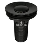 Válvula Ralo Click Interno Preto Pia Lavatório Cuba 7/8 Abs