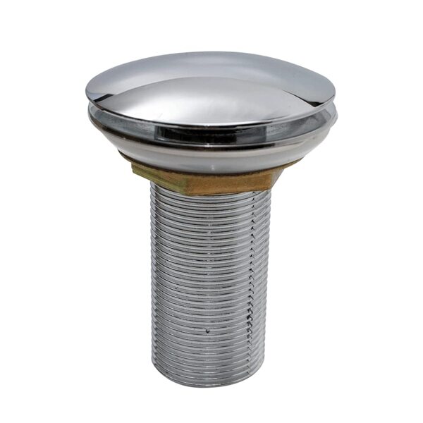 Válvula Ralo Click Para Banheiro Lavatório 7/8 Metal Cromado