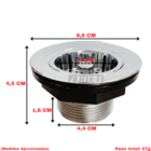 Válvula Ralo De Pia Americana 3.1/2 Abs