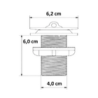 Válvula Ralo De Pia Cuba Para Banheiro Lavatório Tanque Escoa