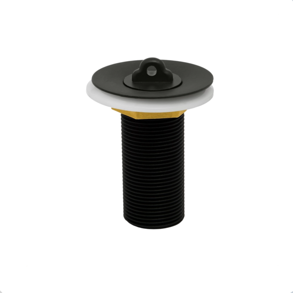 Válvula Ralo Lavatório Banheiro Cuba Metal Preto/black 7/8