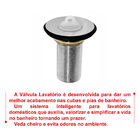 Válvula Ralo Para Pia / Cuba / Lavatório 7/8 Em Metal