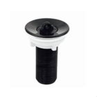 Valvula Ralo Pia Lavatório Cuba Abs 7/8 Preto/black Matte