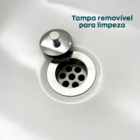 Valvula Ralo Tanque 1 1/4 Aço Inox Ralo Pia Banheiro 40mm Tam