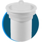 Válvula Ralo Tanque E Lavatório Cuba 1.1/4" Com Tampa Branca