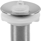 Válvula Ralo Tanque E Lavatório Cuba 1.1/4 Com Tampa - Cromado