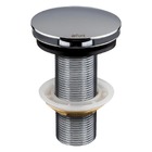 Valvula Redonda Para Lavatorio C/ Click Cromada 1608 Cr