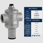 Válvula Redutora De Pressão 1/2 Latão Niquelado Ivm Italy Pn10