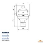 Válvula Redutora De Pressão 1 Latão Niquelado Ivm Italy