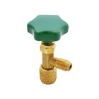 Válvula Registro 7/16" Para Lata De Fluido Refrigerante