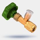 Válvula Registro 7/16" Para Lata De Fluido Refrigerante