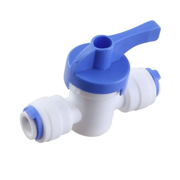 Valvula Registro Engate Rápido 3/8 X 3/8 Branca Para Filtro P