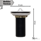 Válvula Tradicional 7/8 Black Matte