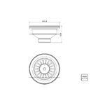 Válvula Tramontina Econômica Para Pias E Cubas 4 1/2" Sem Esc