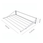 Varal Articulado 60cm X 140cm X 08 Varetas - Em Alumínio Bran