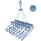 Varal Com 8 Cabides Camida. E Camiseta - Compacto E Versátil