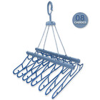 Varal Com 8 Cabides Camida. E Camiseta - Compacto E Versátil