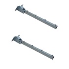 Varal Com Braço Dobrável Par 4 Cordas Zincado 50 Cm Aço