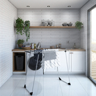 Varal de Chão Aço 120x56x100cm Maxeb