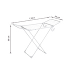 Varal de Chão Aço 88x139x56cm Secalux
