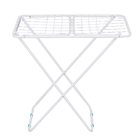 Varal de Chão Aço Branco 123x46x85cm com Abas Maxeb