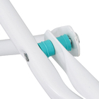 Varal de Chão Aço Branco 123x46x85cm com Abas Maxeb