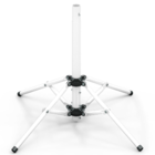 Varal De Chão Aço Carbono Retrátil Giratório Reforçado 4 Cord