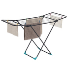 Varal de Chão Aço Preto com Abas 150x56x85cm Maxeb