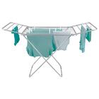 Varal De Chão Alumínio Dobrável Com Abas Portátil 1,43m Mor