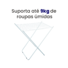 Varal De Chão Aramado Sem Abas Retrátil Dobrável Reforçado Br