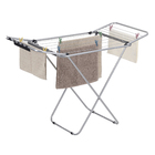 Varal de Chão com Abas Aço Prata Bari Secalux