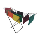 Varal De Chão Com Abas - Preto - Dobrável - Prático - Compacto