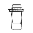 Varal De Chão Com Abas Retrátil Slim Preto Mor