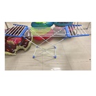 Varal De Chão Desmontável Branco 64x170x53cm