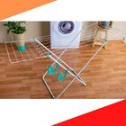 Varal De Chão Nápoles Aço Com Abas - Secalux