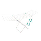 Varal De Chão Nápoles Aço Com Abas - Secalux