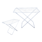 Varal De Chão Sem Abas Retrátil Dobrável Reforçado Branco 100