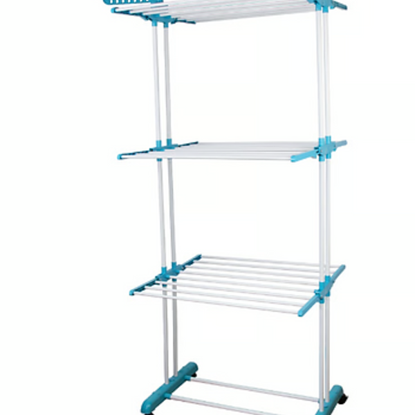 Varal De Chão Vertical Multifuncional Com 3 Andares