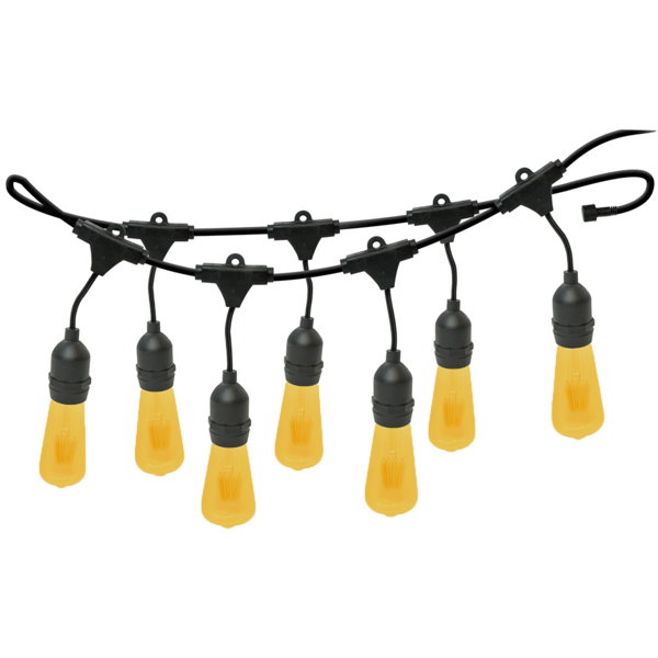 Varal De Luzes 10m Bivolt Com 10 Lâmpadas Amarelas 220v Foxlux | Leroy ...