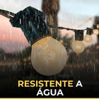 Varal De Luzes Cordão Festão 5 Mts Gambiarra Com 10 Bocais Fe