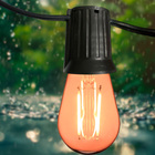 Varal De Luzes Externo Cordão Gambiarra 10 Metros Com 10 Soqu