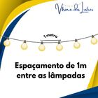 Varal De Luzes Led 10m Externo Com Lâmpadas Gambiarra Cordão
