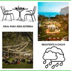 Varal De Luzes Preto 30 Metros Com Distância De 1m Entre Os S