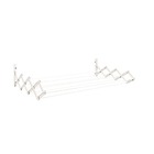 Varal de Parede de Aço Branco 0,16x0,8x0,42cm Seca Secalux