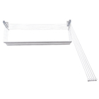 Varal de Parede Alumínio 1,5M Maxeb